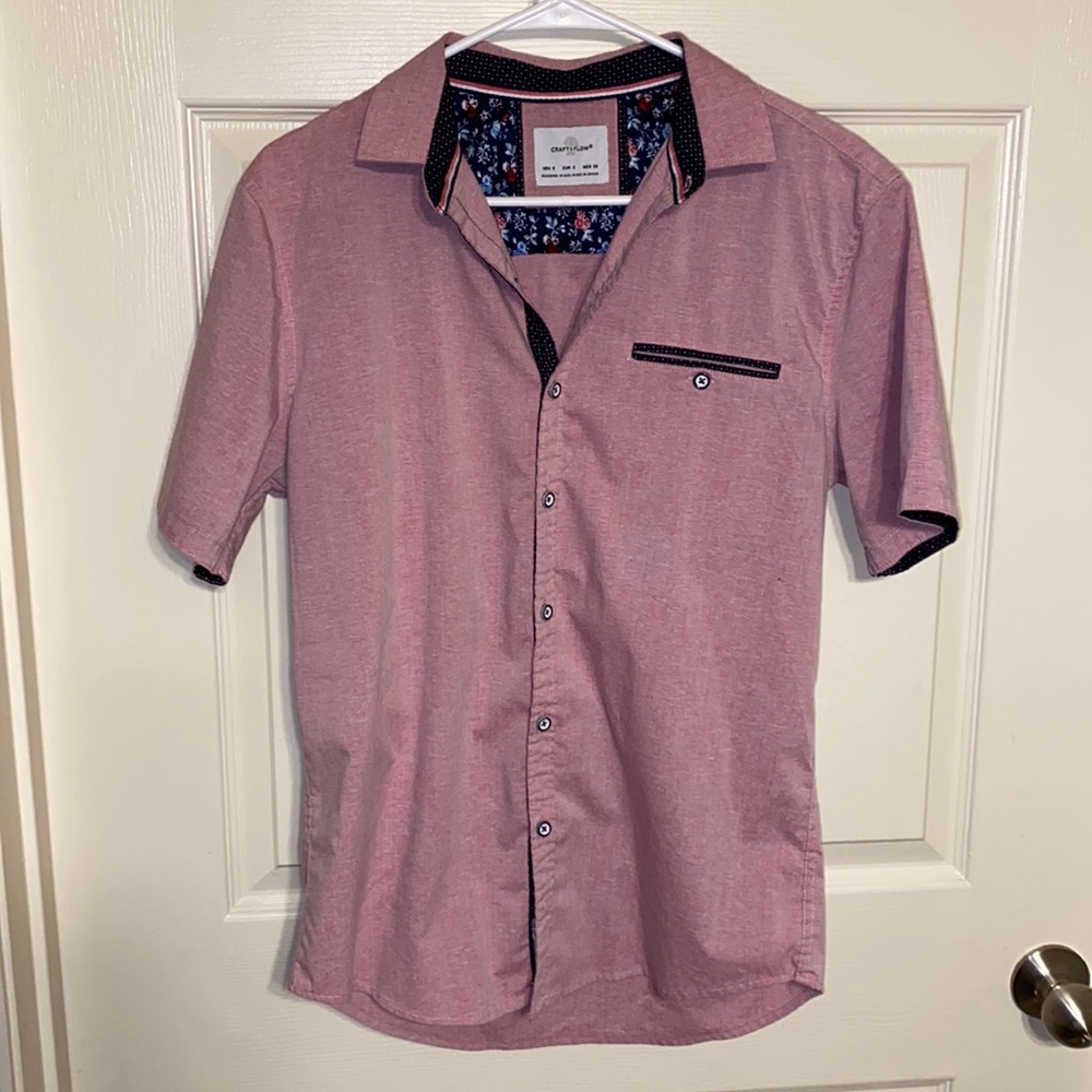 Men’s small Craft + Flow button up shirt